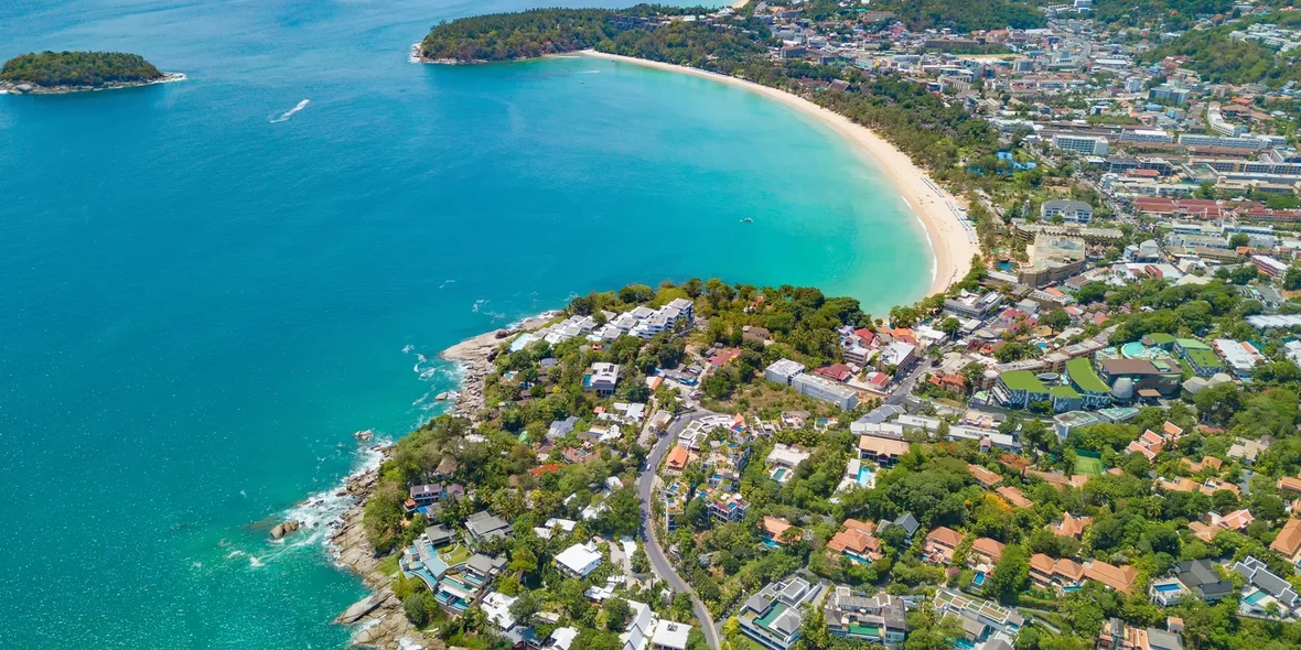 Sea, beach for travelling, Thailand. Natural landscape