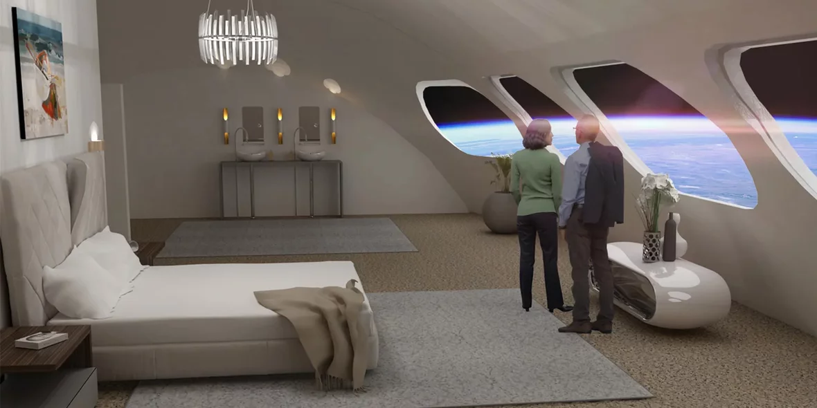 The first space hotel, a project from the inside.