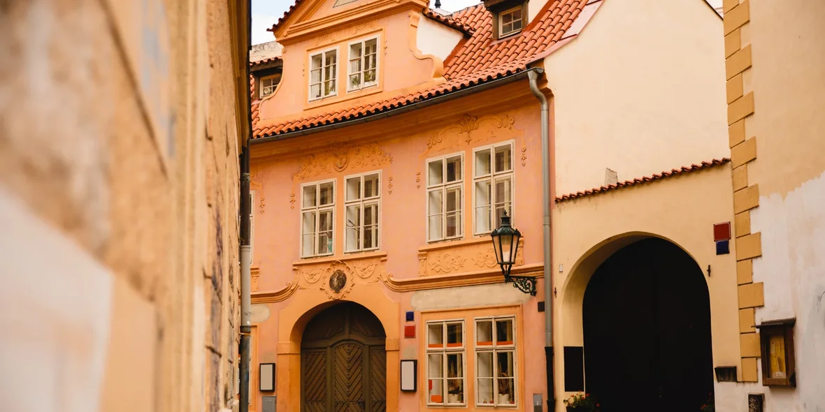 Beautiful buildings in the old town of Prague, Czech Republic