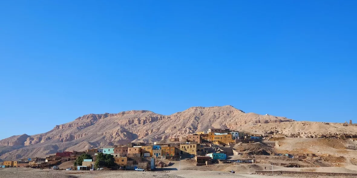 the village in Egypt