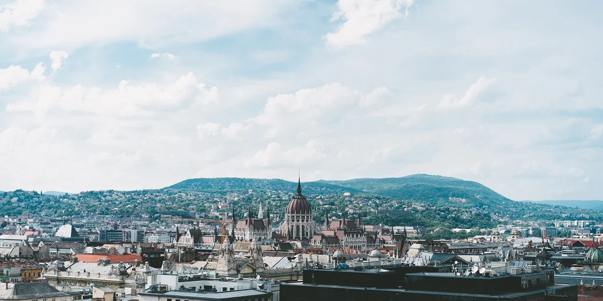 Красивый городской пейзаж Будапешта, Венгрия.