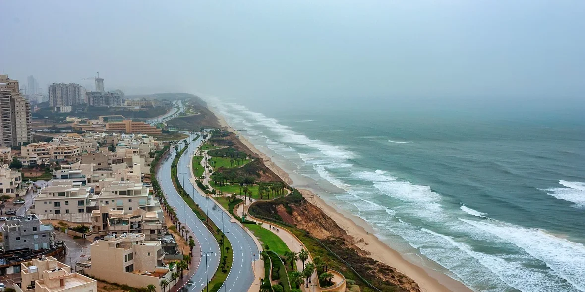 A picturesque view of the Israeli city of Netanya.