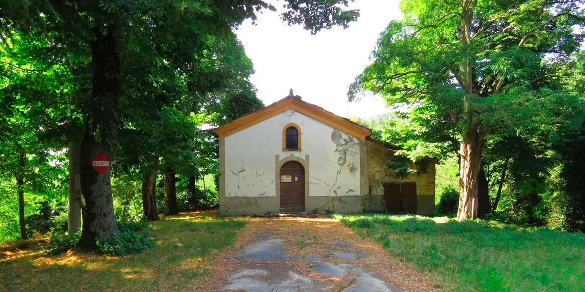 An ancient church in Predappio, Italy