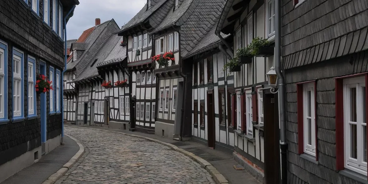 beautiful street in Germany