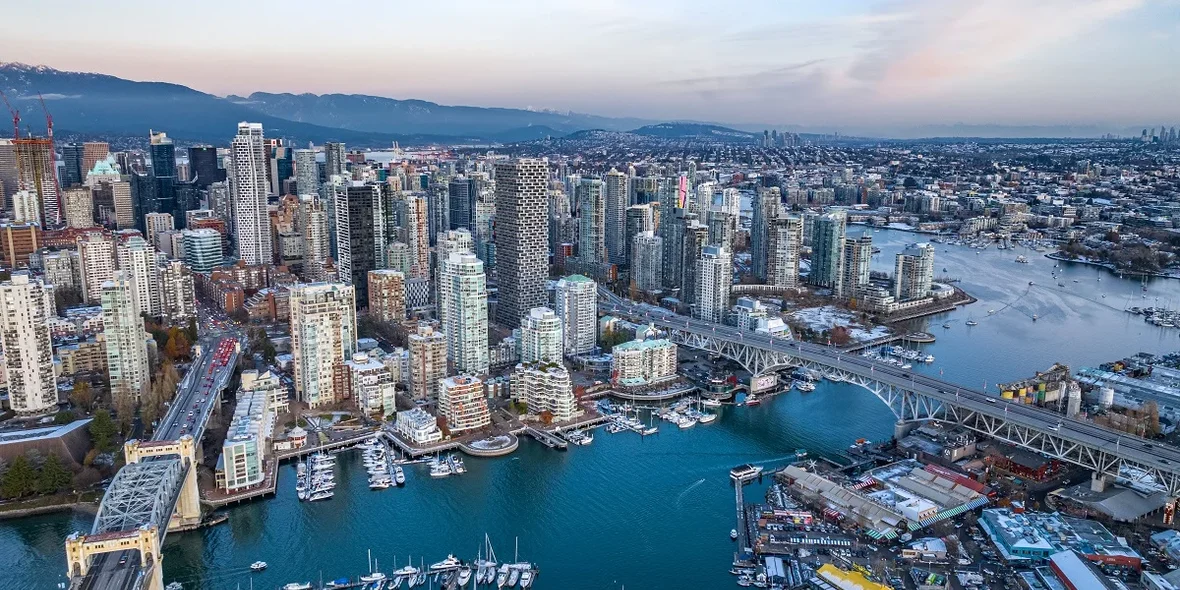 a view of the Canadian city of Vancouver
