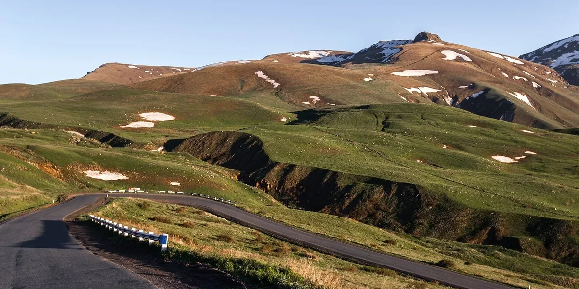 Mountain pass in Armenia