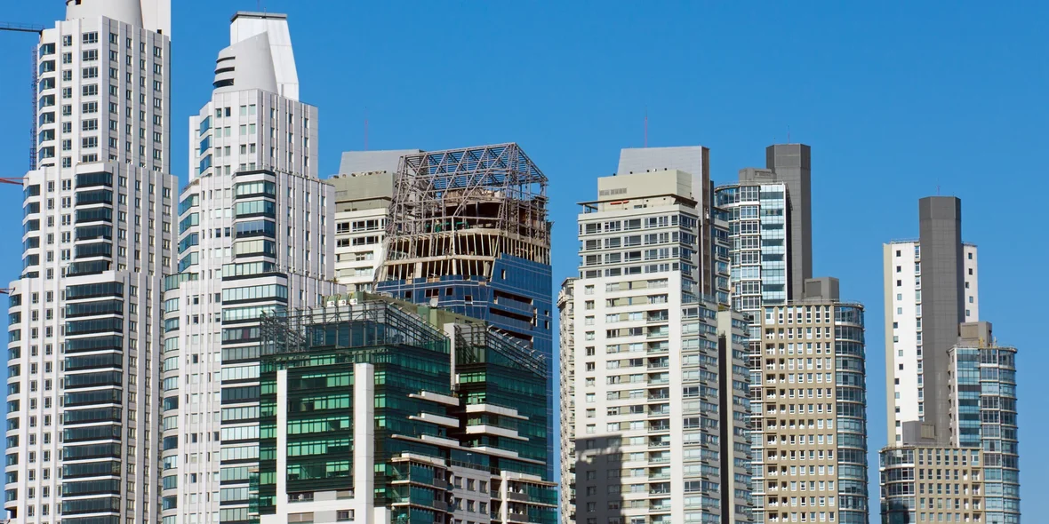 Skyscrapers in Buenos Aires.