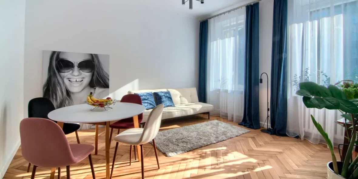 Стильный дизайн двухкомнатной квартиры в Польше