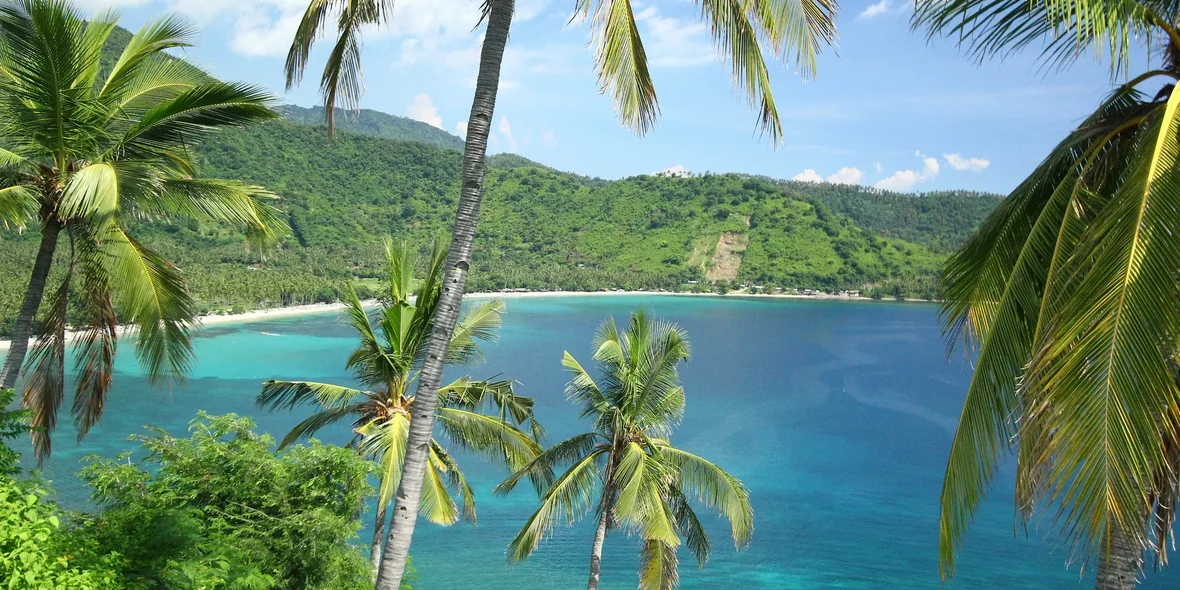 Lombok, an island in Indonesia