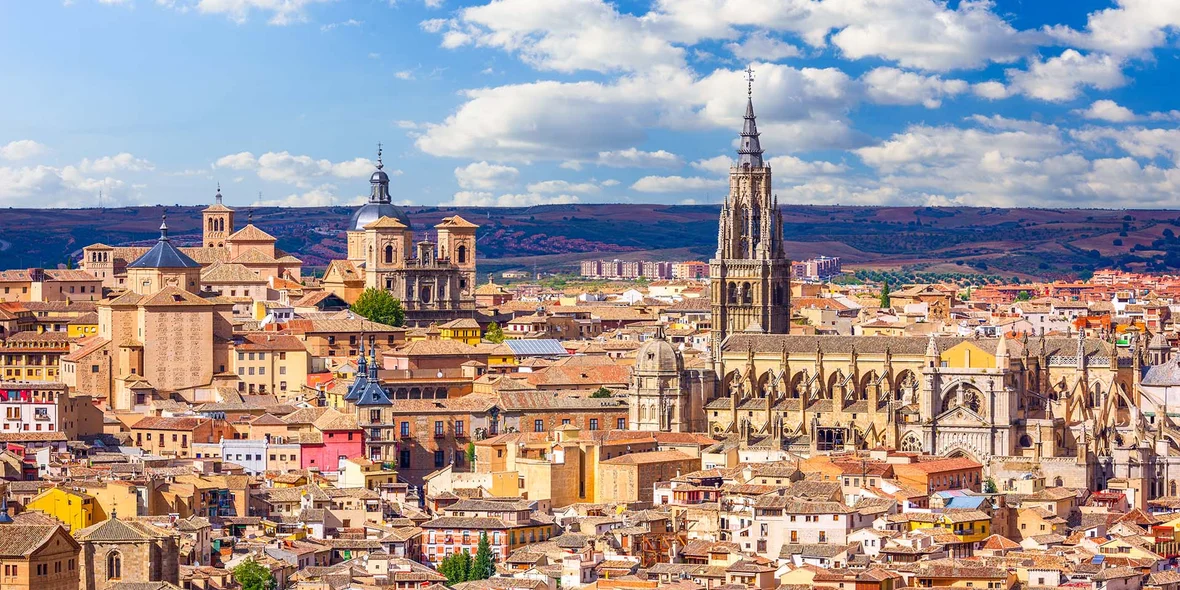 view of the city of Toledo in Spain