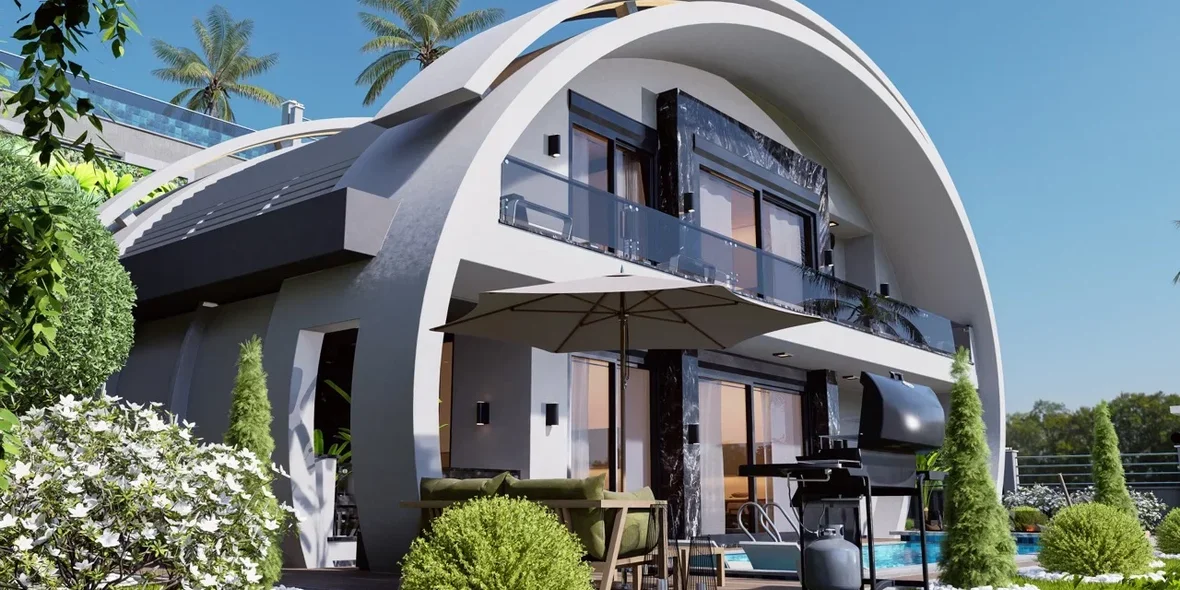 Futuristic residential complex in Turkey