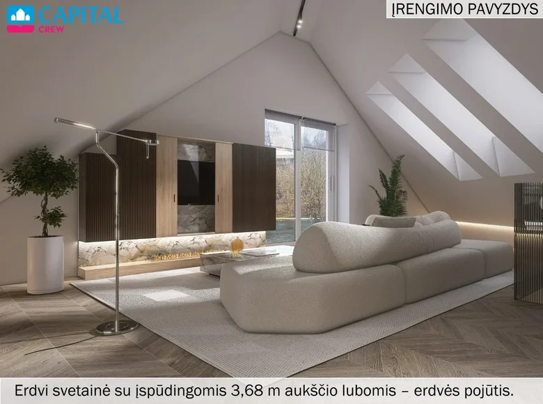 Apartamento 4 habitaciones 116 m² Vilna, Lituania