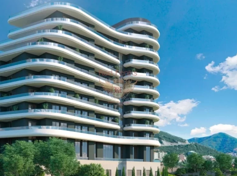 Mieszkanie 2 pokoi 59 m² Becici, Czarnogóra