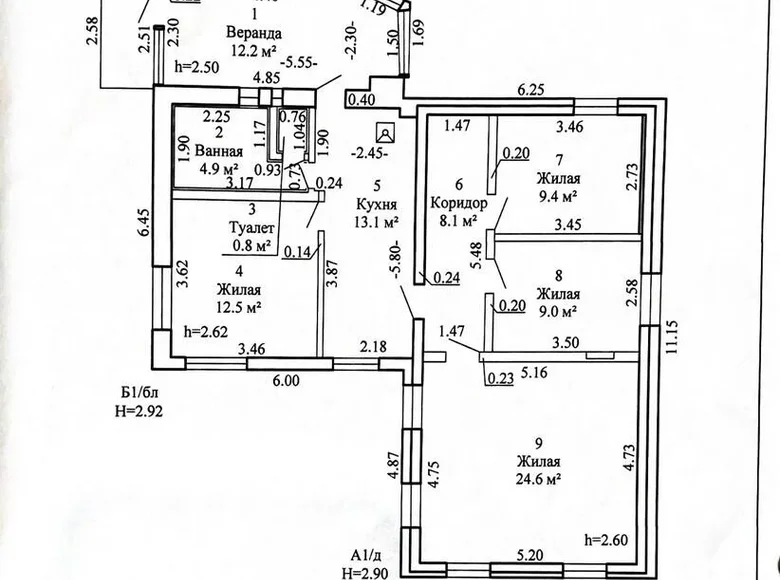 Haus 82 m² Krucilavicy, Weißrussland