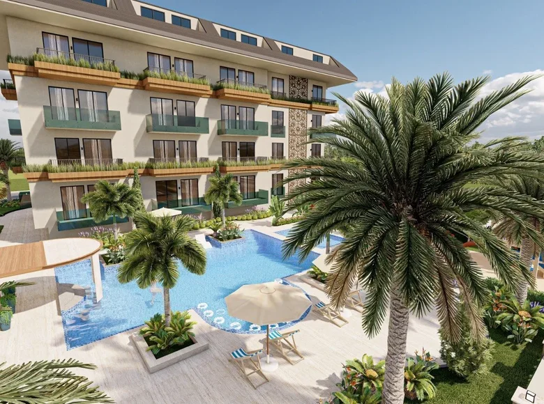 Apartamento 1 habitacion 52 m² Oba, Turquía
