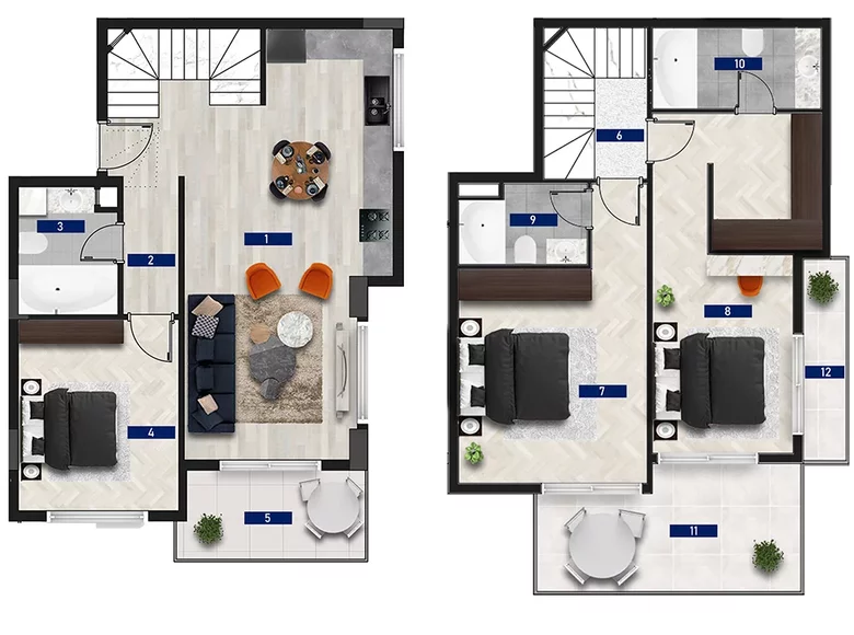 Квартира 4 комнаты 151 м² Инжекум, Турция