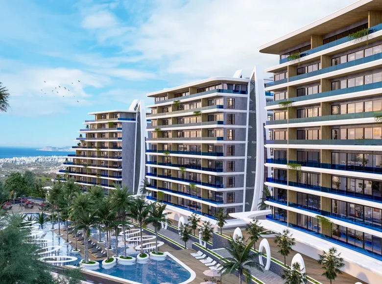 2 bedroom apartment 88 m² Ishakli, Turkey