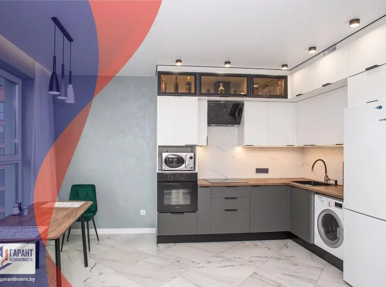 2 room apartment 56 m² Minsk, Belarus