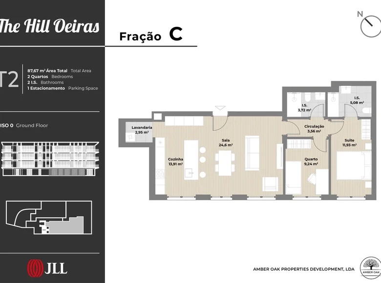 Apartamento 3 habitaciones 88 m² Barcarena, Portugal