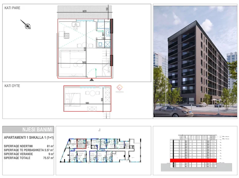 Apartamento 55 m² Vlora, Albania