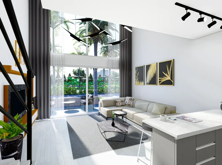 Piso independiente 1 habitacion 56 m² Perivolia tou Trikomou, Chipre del Norte