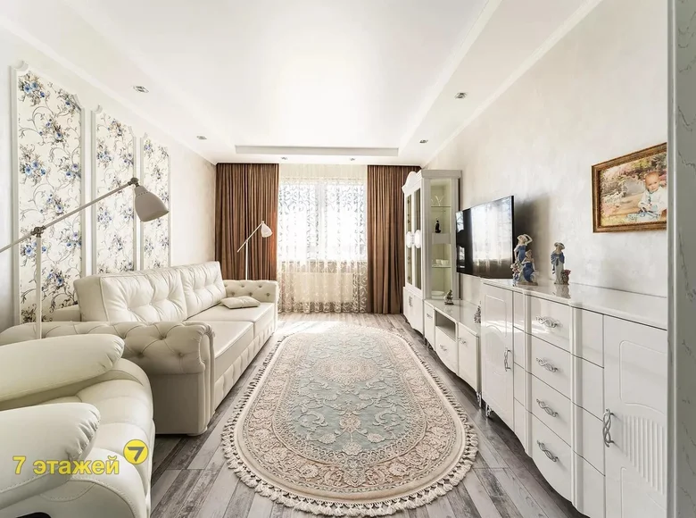 1 room apartment 43 m² Minsk, Belarus