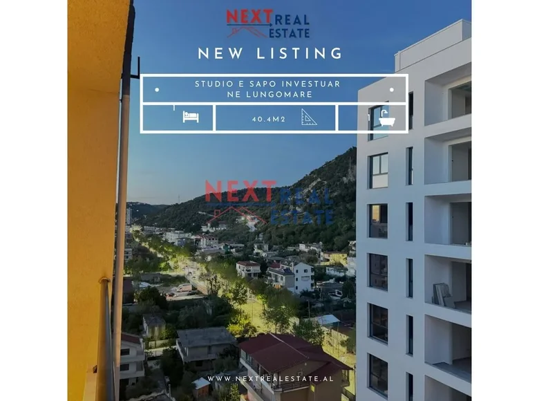 Estudio 2 habitaciones 37 m² Bashkia Vlore, Albania