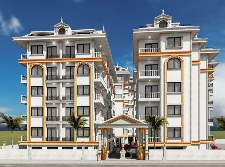 Mieszkanie 2 pokoi 62 m² Alanya, Turcja