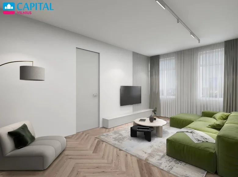 2 room apartment 46 m² Vilnius, Lithuania