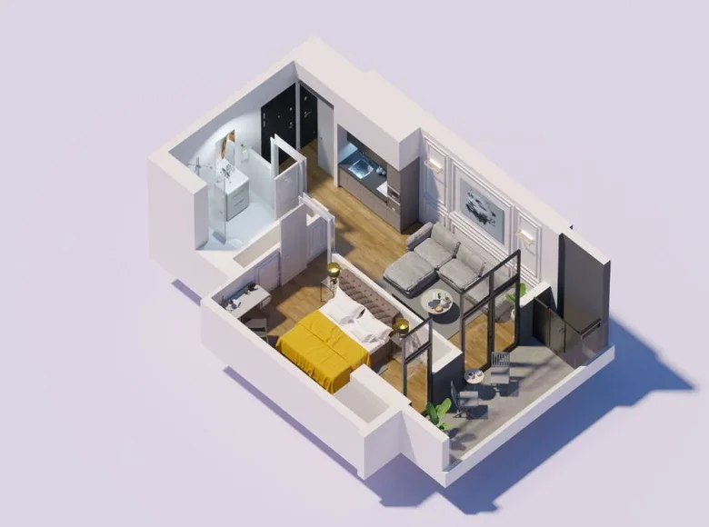 Apartamento 2 habitaciones 42 m² Batumi, Georgia