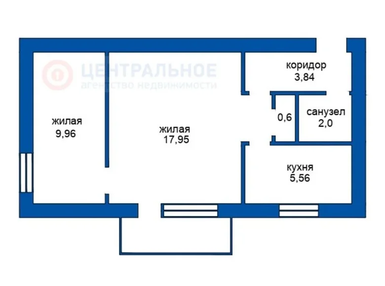 Квартира 2 комнаты 40 м² Борисов, Беларусь