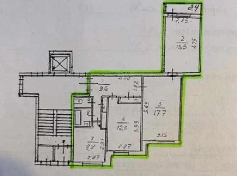 3 room apartment 67 m² Krasnoselskiy rayon, Russia