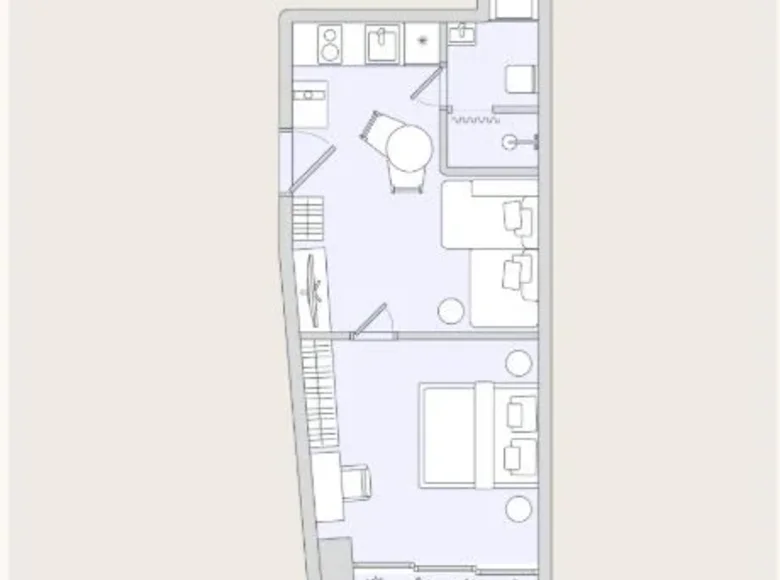Apartamento 1 habitación 41 m² Municipality of Kallithea, Grecia