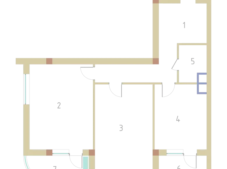 Квартира 2 комнаты 90 м² Куйичирчикский район, Узбекистан