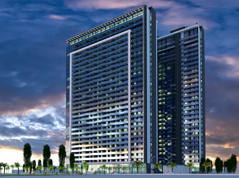 1 room studio apartment with balcony, with elevator, with parking for