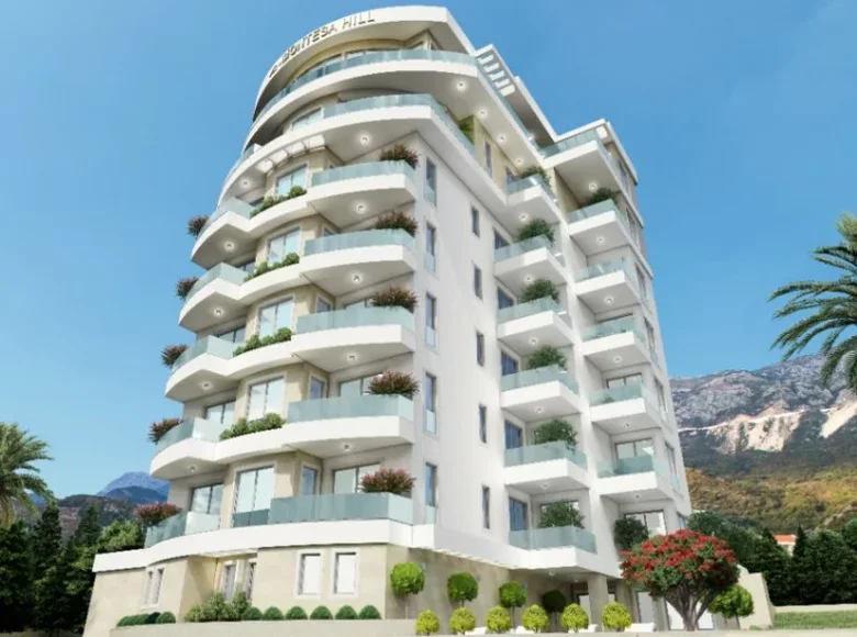 Apartamento 1 habitacion 41 m² Becici, Montenegro