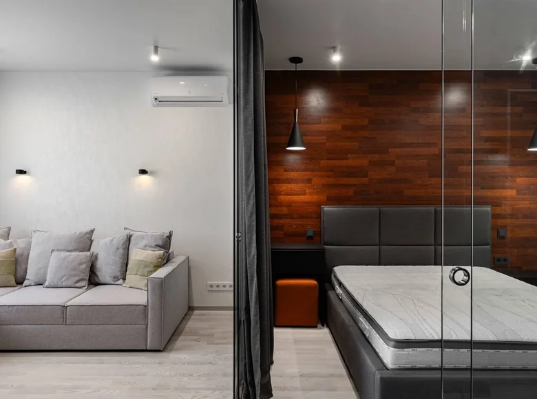 Mieszkanie 2 pokoi 47 m² Mińsk, Białoruś