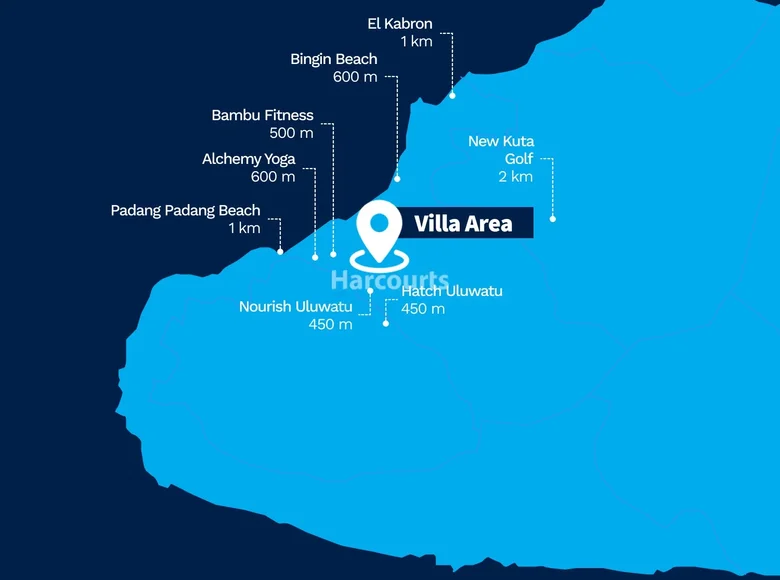 Villa mit 2 Schlafzimmern 85 m² Pecatu, Indonesien