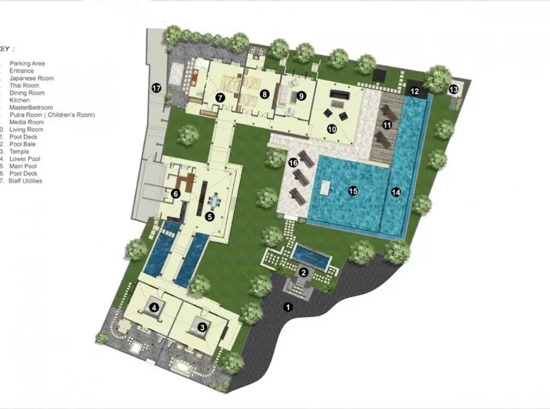 Willa 4 pokoi 450 m² Canggu, Indonezja