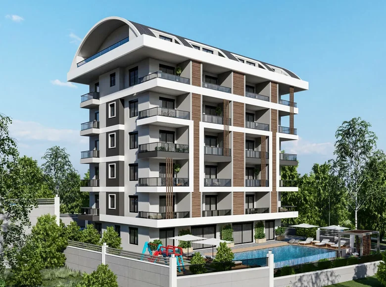 Дуплекс 4 комнаты 174 м² Ciplakli, Турция