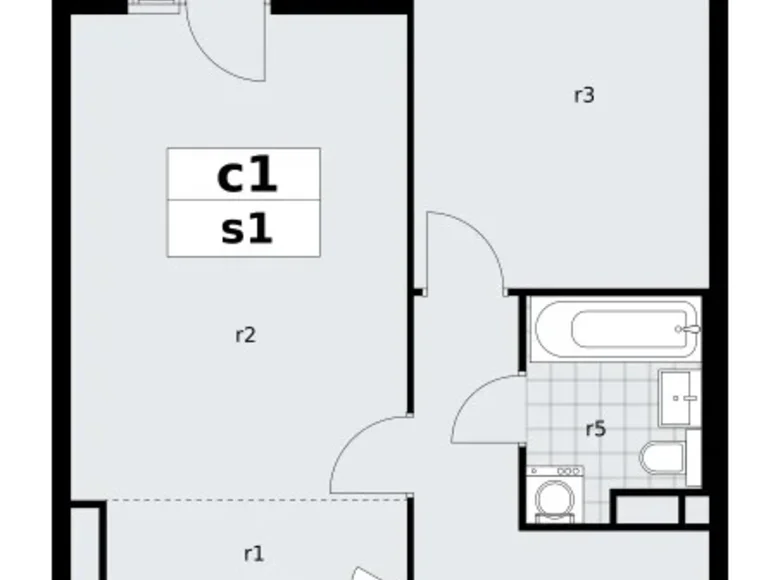 2 room apartment 48 m² poselenie Sosenskoe, Russia