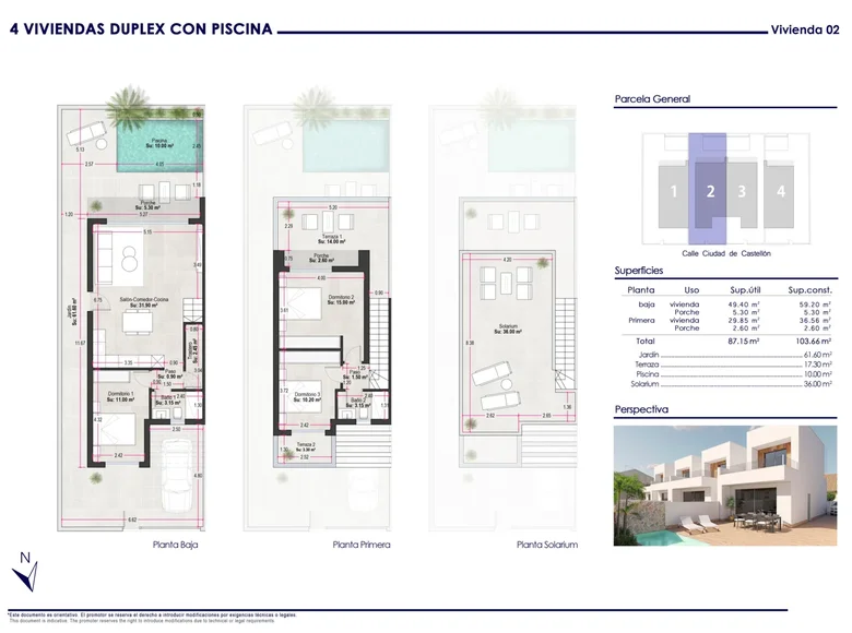 Casa 4 habitaciones 104 m² Pilar de la Horadada, España