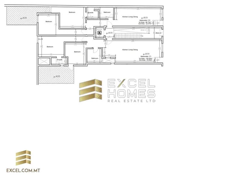 Apartamento 2 habitaciones  Sliema, Malta