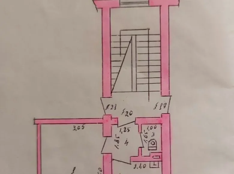 Kvartira 1 xona 25 m² Toshkentda