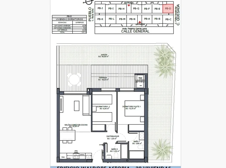 Квартира 2 спальни 63 м² Benijofar, Испания