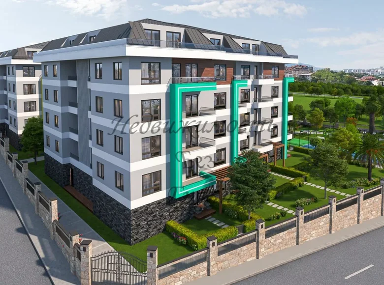 Квартира 2 комнаты 52 м² Алания, Турция