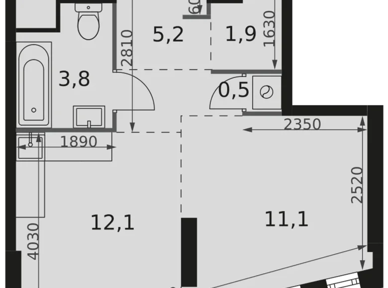 Studio 1 zimmer 35 m² Moskau, Russland