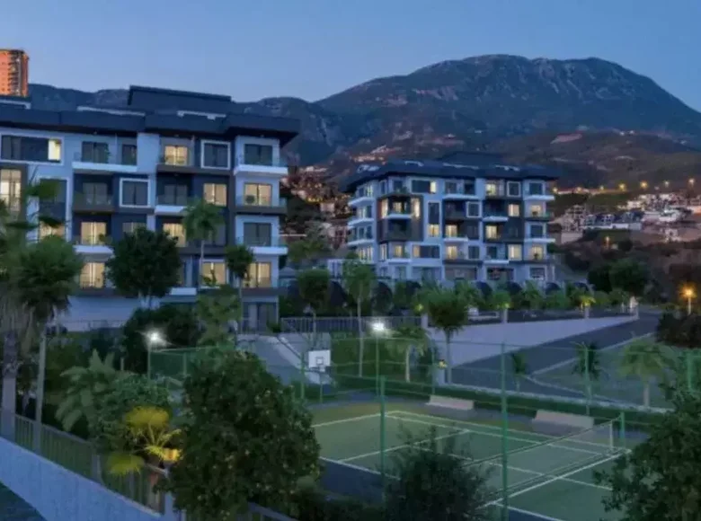 Квартира 1 комната 53 м² Аланья, Турция