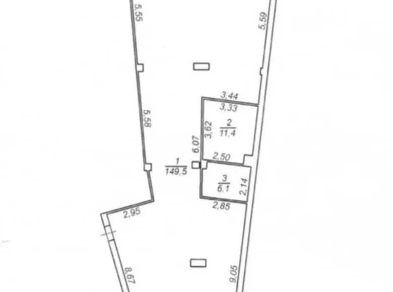 Wohnung 1 733 m² Sjewjerodonezk, Ukraine