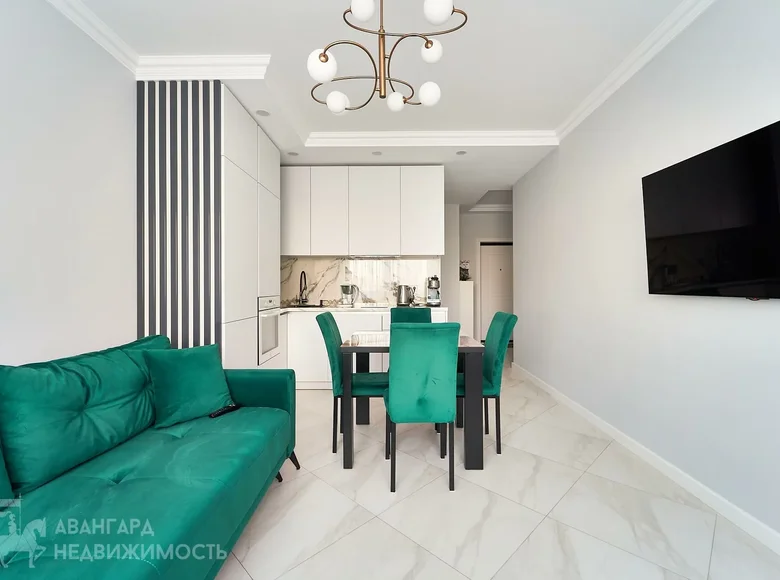 Квартира 2 комнаты 46 м² Минск, Беларусь